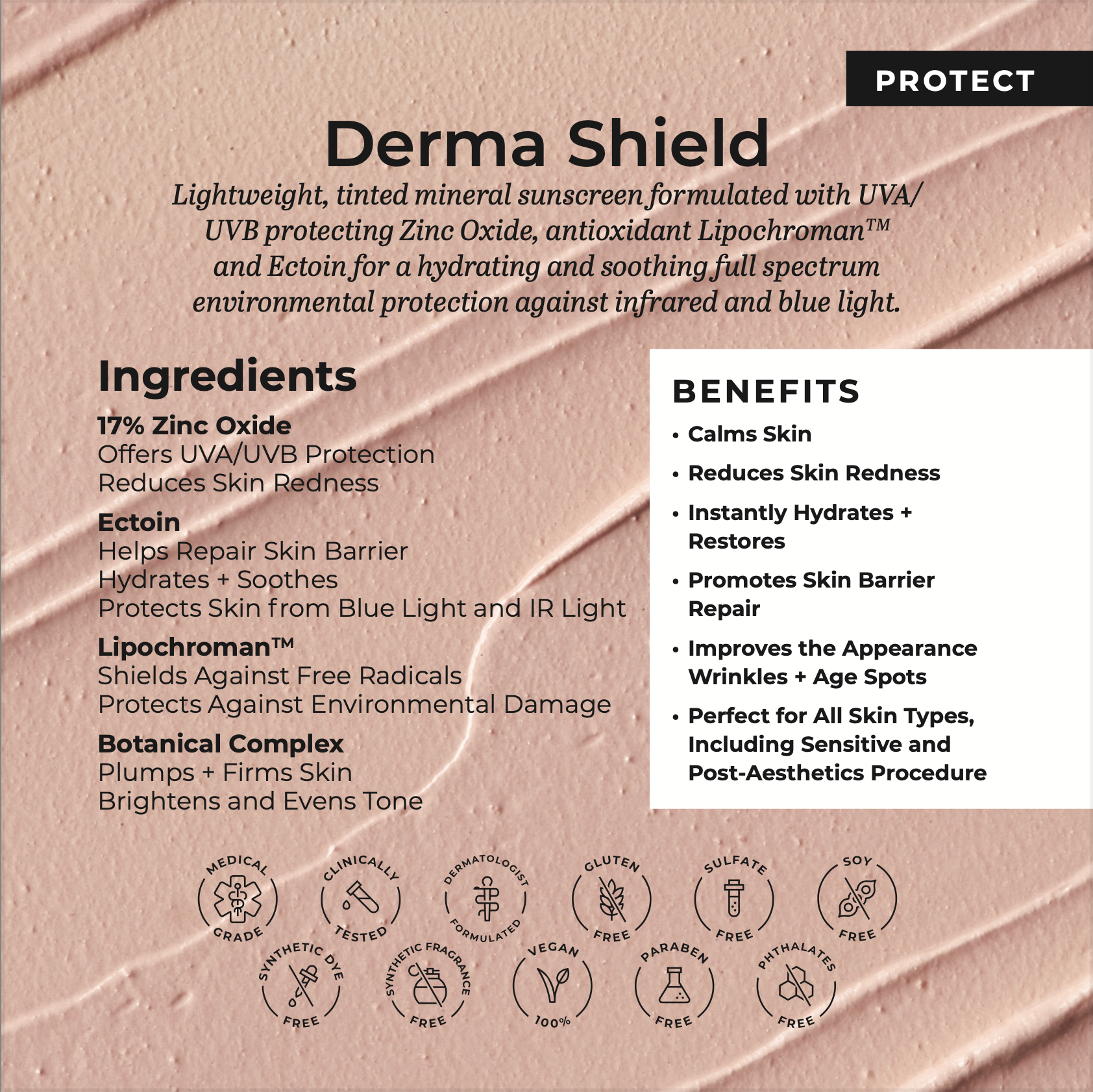 DERMA SHIELD information snapshot