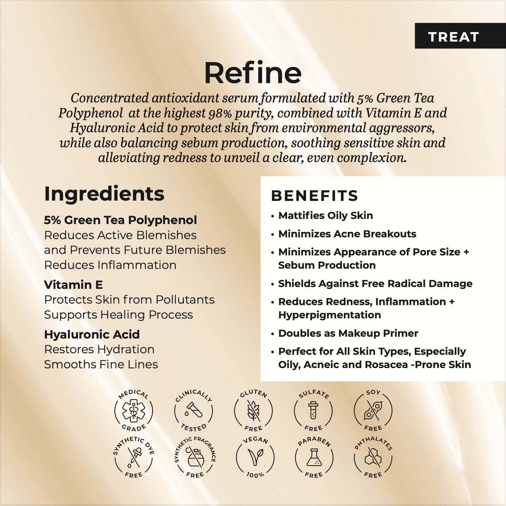 Refine product details
