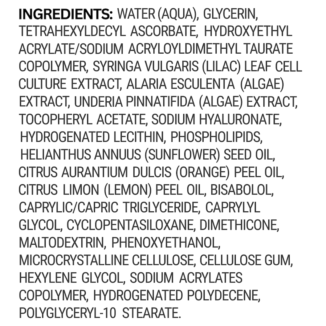 VITAGLOW product ingredients